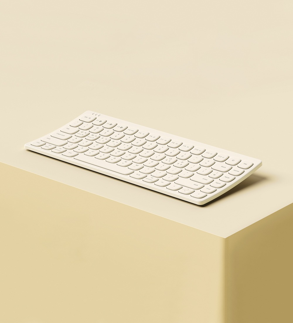 [Kisskin Presented] Ecto Curved Mini Bluetooth Keyboard B603