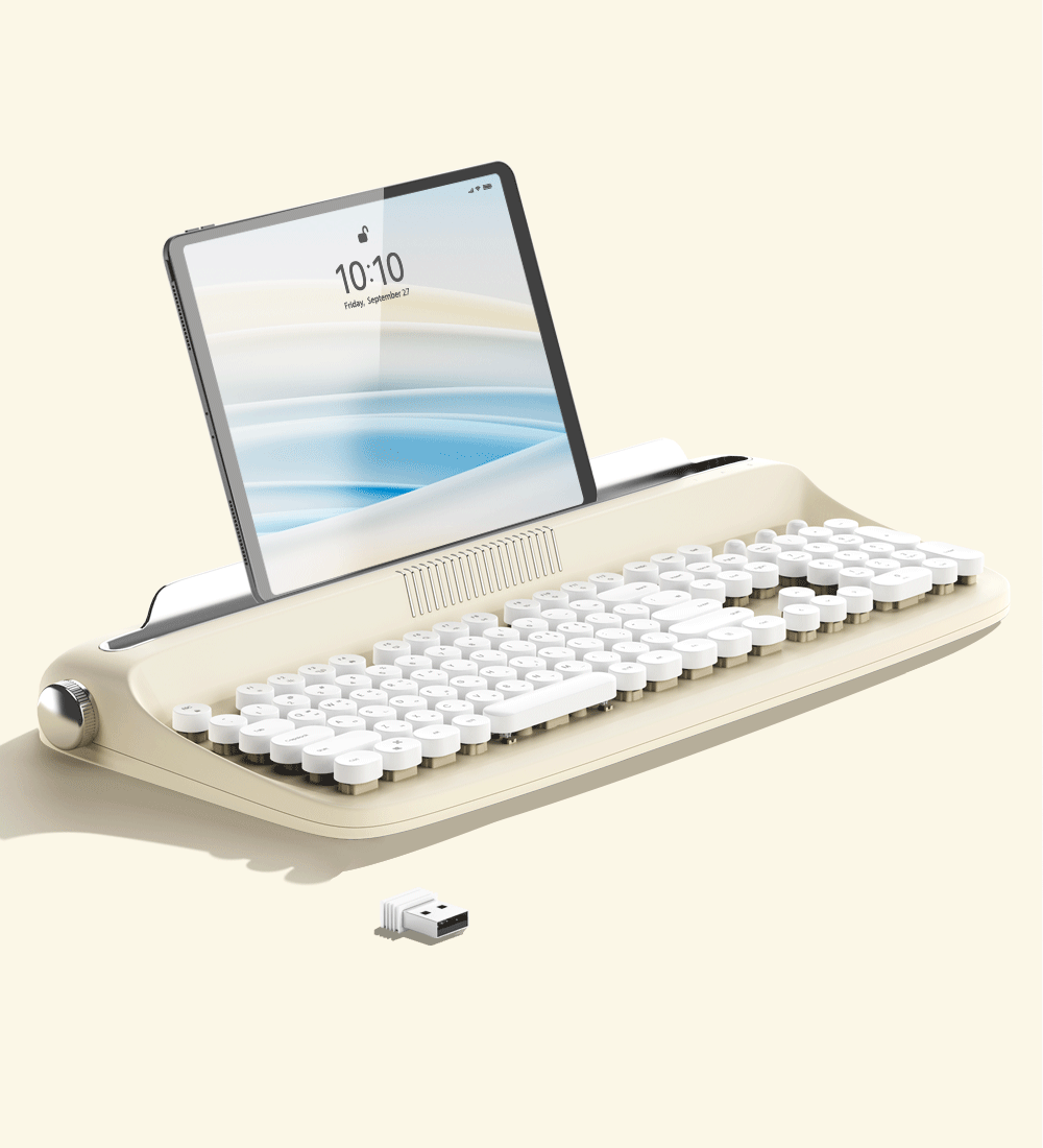 [Out of stock/No restock] Ecto Retro Wireless Keyboard W503