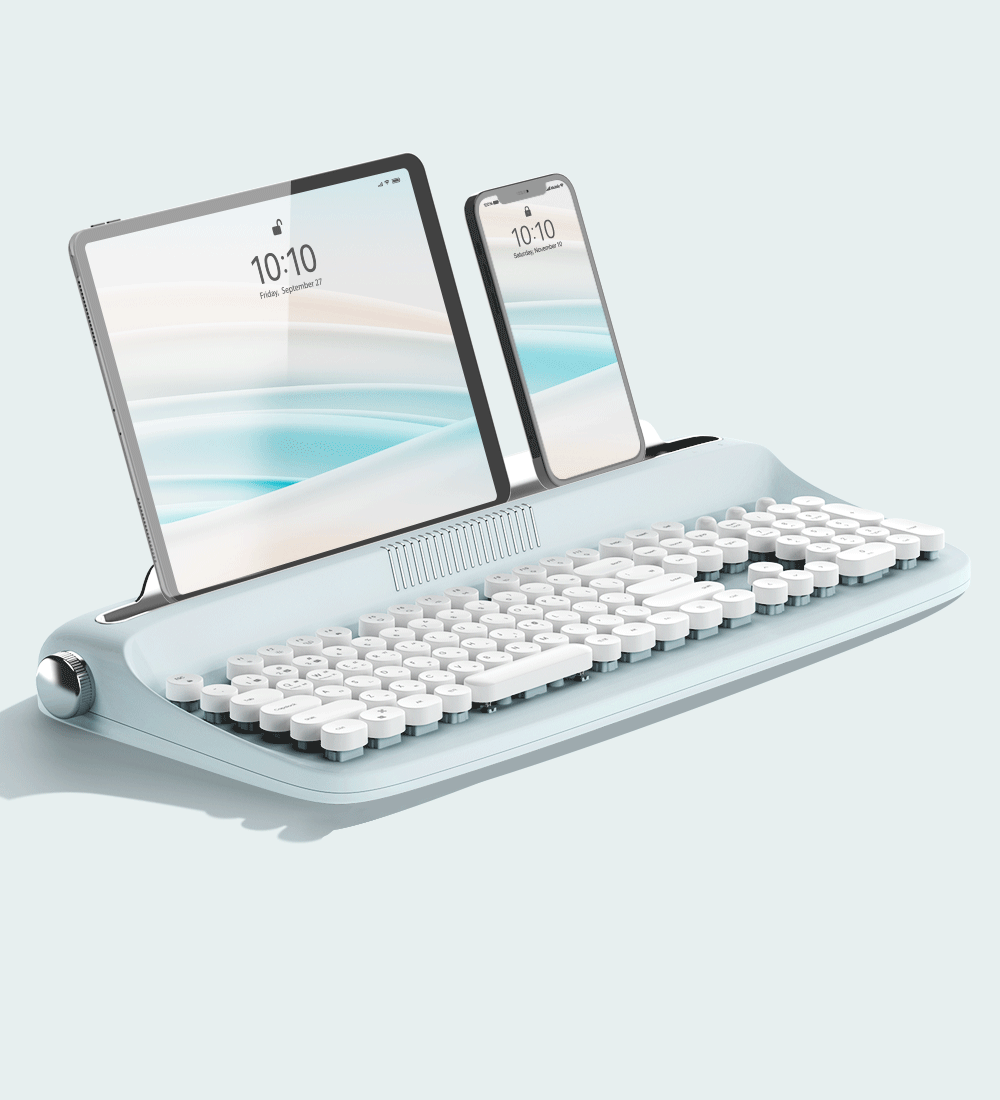 [Special price + Kisskin] Ecto Retro Bluetooth Keyboard B503